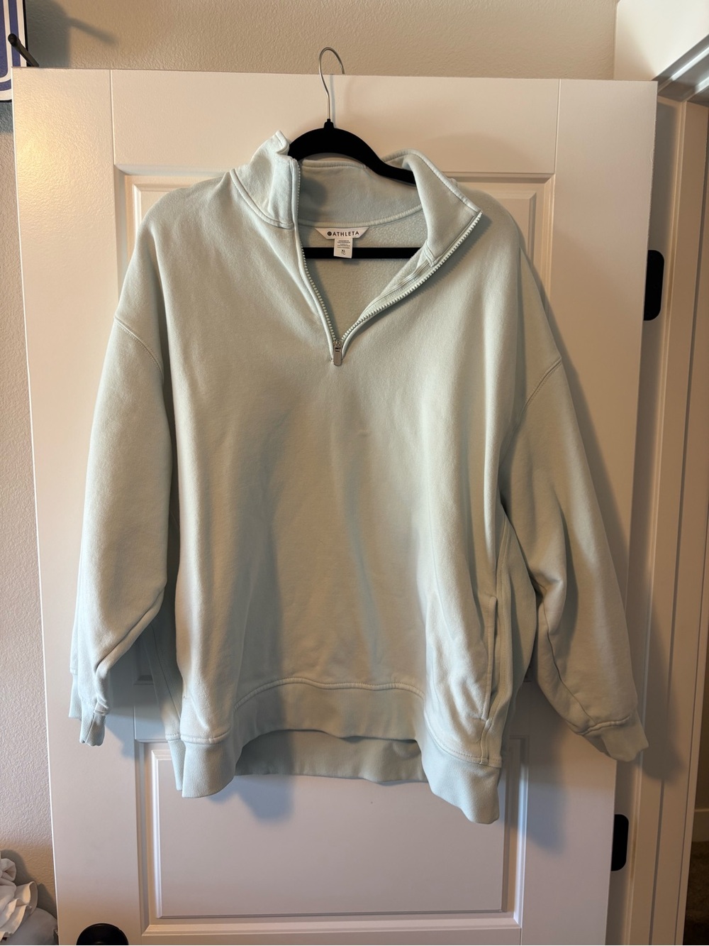 Athleta Soft Mint Half-Zip Pullover